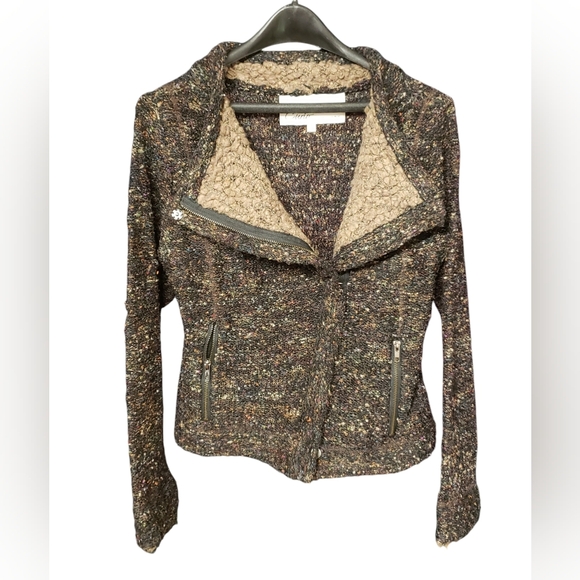Anthropologie Curio New York Sweater Boucle Jacket Size S - Picture 1 of 10